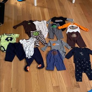 6-12 MONTH BOY BUNDLE **42 pieces**